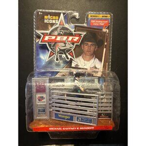 Micro Icons PBR Michael Gaffney & Reindeer Series 1  Figure Stand & Trading Card